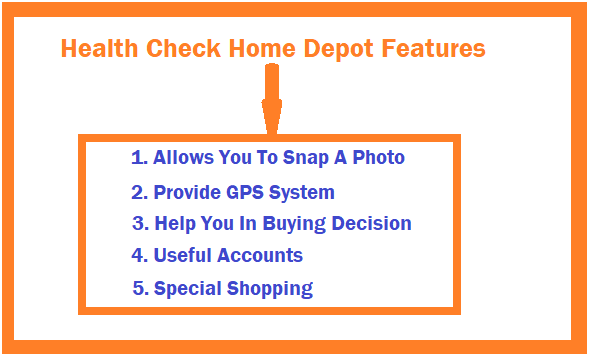 Health Check Home Depot Features
